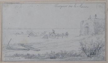 Schiffe auf der Maas