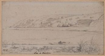 Blick auf das Wylermeer bei Beek (Gelderland)