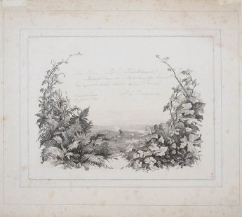 VIgnette mit Landschaft