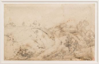 Sandweg im Hügelland