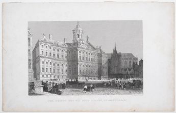 Der Palast und die alte Kirche zu Amsterdam