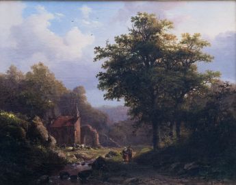 Ruine der mittelalterlichen ehemaligen Kirche von Düffelward