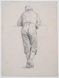 Rückenansicht eines Mannes