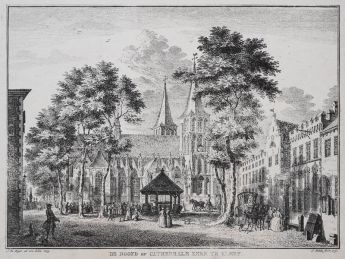 De hoofd of cathedrale kerk te Kleef