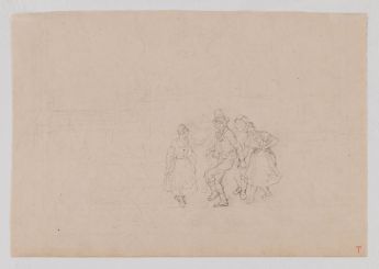 Tanzende Bauernjugend