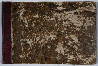 Skizzenbuch, 34 Blatt, Ansichten vom Rhein, Niederrhein und Ahrtal