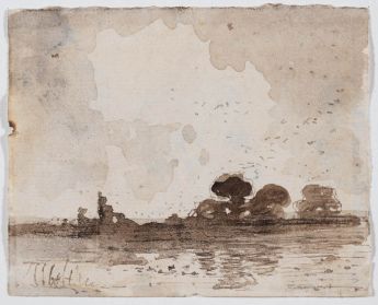 Niederländische Flusslandschaft