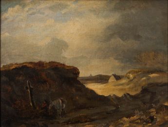 Landschaft mit Reiter