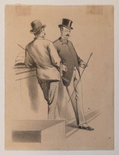 Zwei elegante Herren