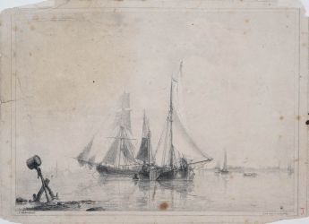 Fischerboote im Meer