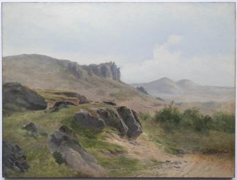 eine felsige Landschaft