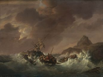 Schiffbrüchige auf See, 1813