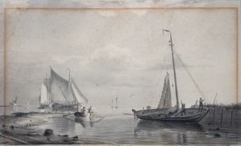 2 Segler vor Hafeneinfahrt