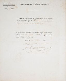 Verleihung des Ordens mit der Titelberechtigung für B.C. Koekkoek, vgl. , 1126, 1128, 1130)