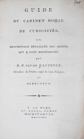 Guide du cabinet Royal de curiosité's