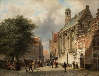 Stadtansicht aus Middelburg, 1868
