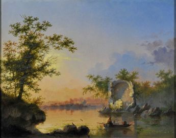 Abendstimmung an einem Kolk