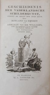Geschiedenis der vaderlandsche schilderkunst